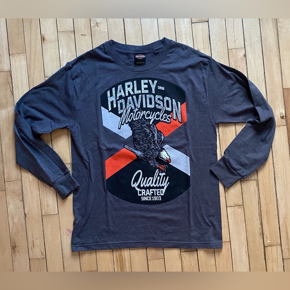 Harley-Davidson medium Gray Long Sleeve Tee